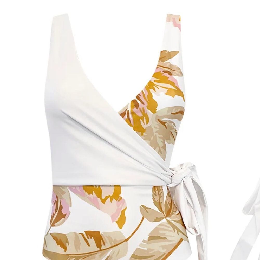 Baiia Mallorca Wrap One Piece (good) & Isla Skirt Bermuda (NWOT)